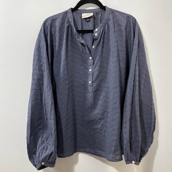 Universal Thread Boho Textured Poet Long Sleeve Pop Over [size XL] - Picture 1 of 9
